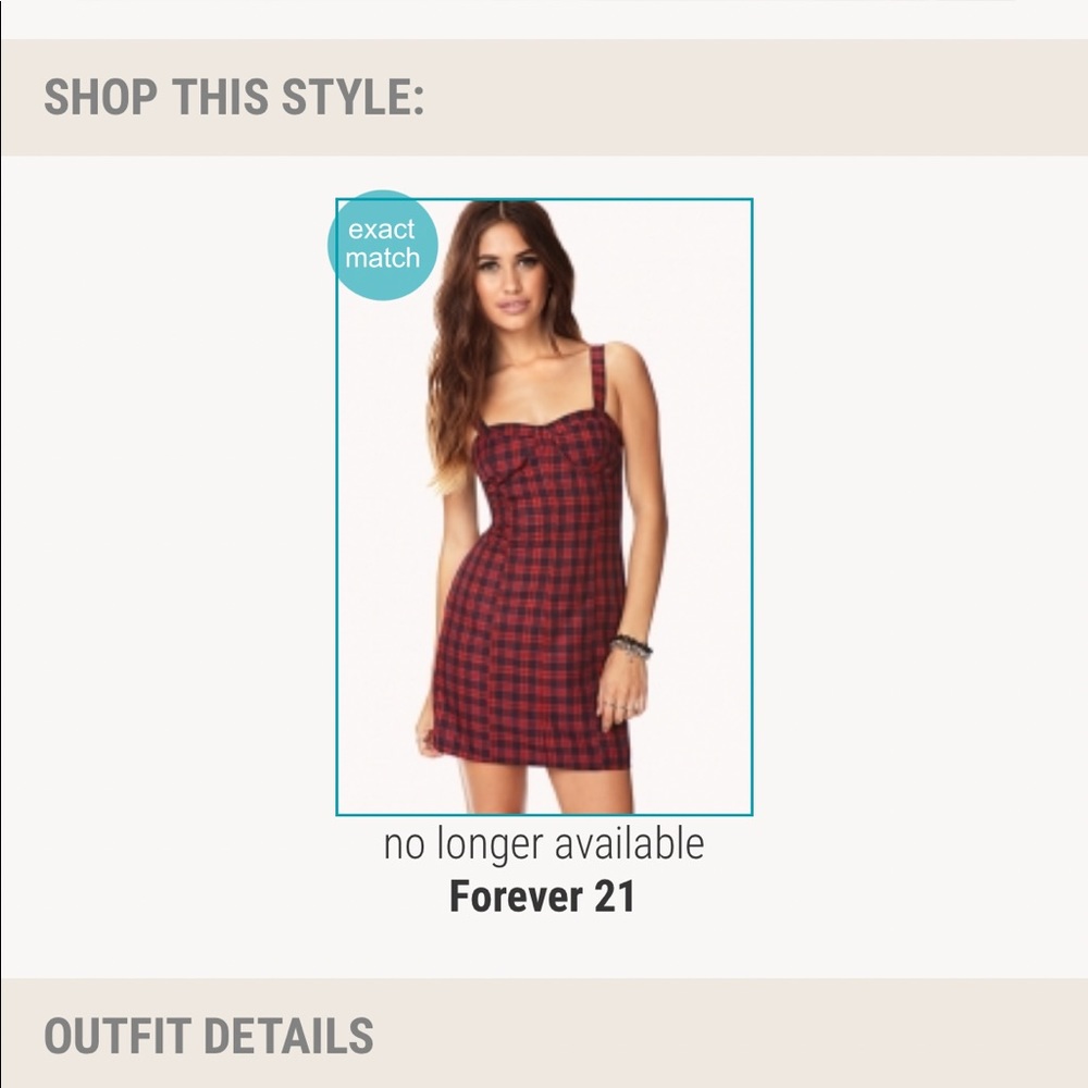 📺 Plaid Bodycon Dress